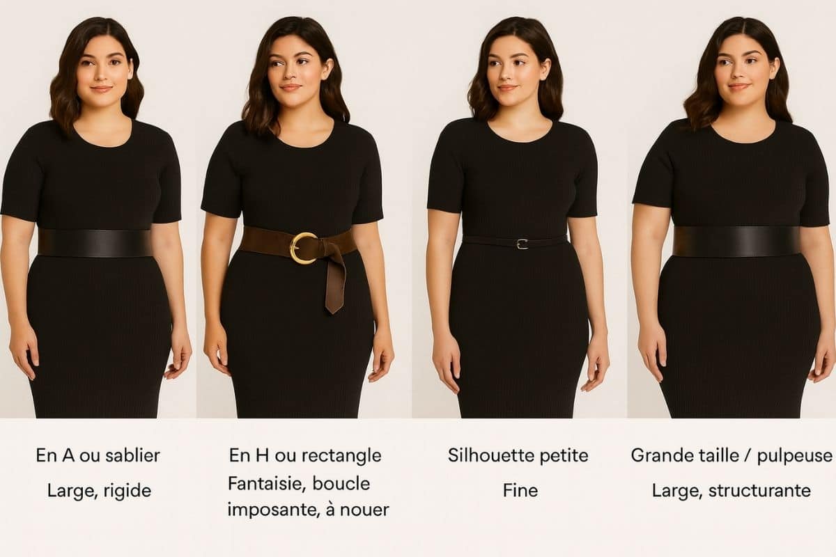 Ceinture selon silhouette
