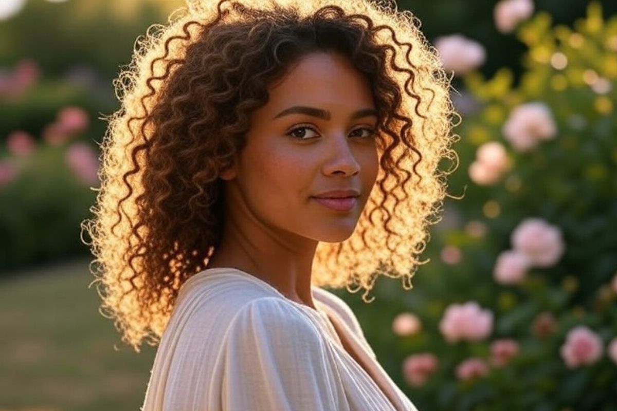 Cheveux bouclés
