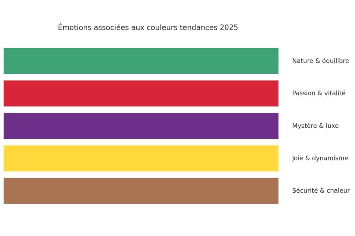 Couleurs tendances 2025 emotions