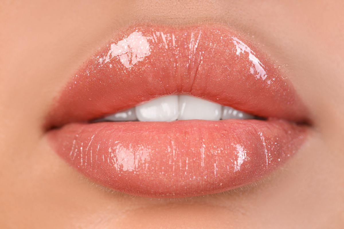 Levres pulpeuses glossy