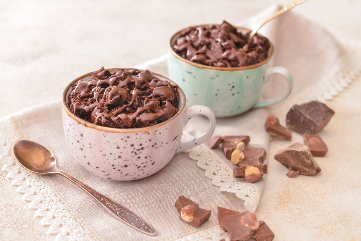 Mug cake chocolat maison