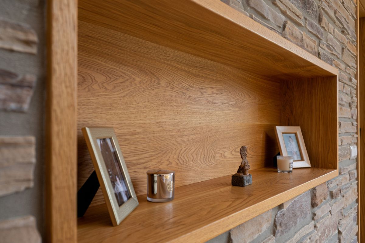 Niche en bois