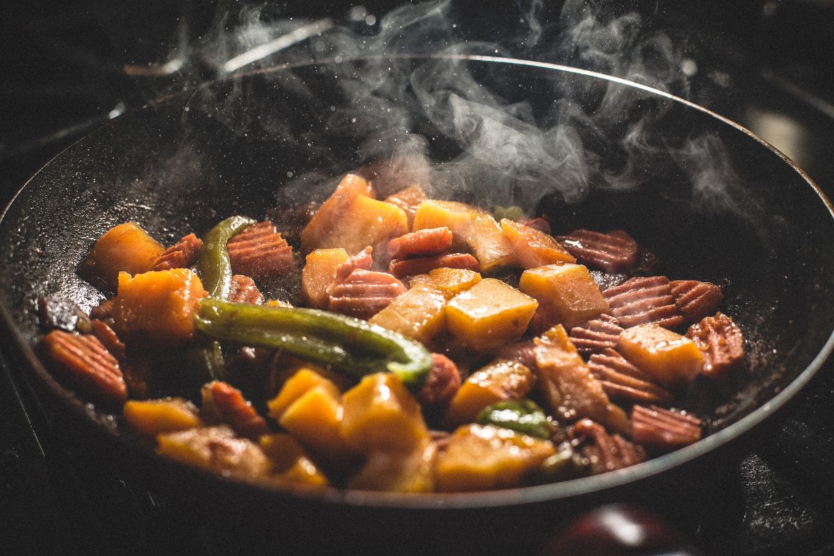 La poêlée de légumes d’automne rôtis au thym et à l’ail